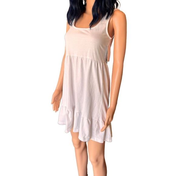 NWT MNG Mango White Frill Cotton Dress Size Small 4 - Picture 6 of 8